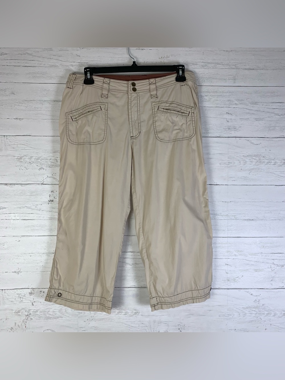 Princess Cruises beige capri pants womens size 10